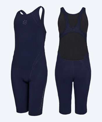 Watery strój kąpielowy na zawody dla dziewczynek - Rapidskin 2.0 - Ciemnoniebieski