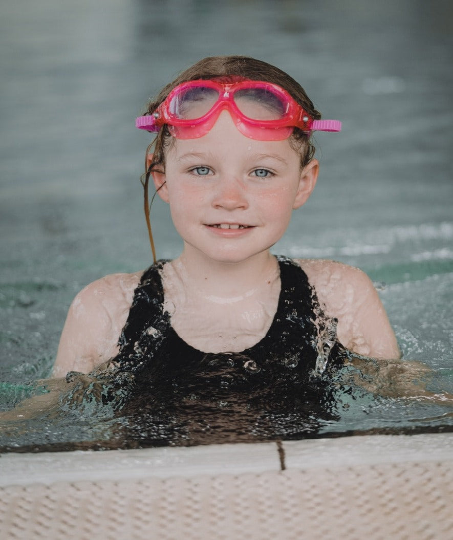 Watery okulary do pływania dla dzieci - Mantis 2.0 - Atlantic Różowe/przezroczyste