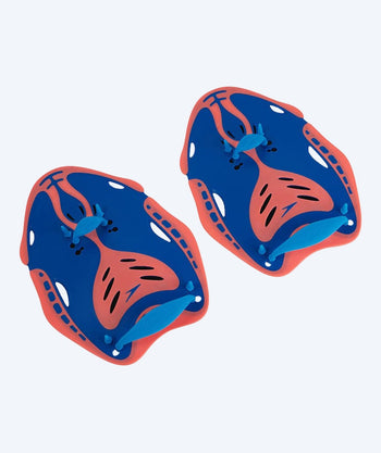 Speedo łapki do pływania - Biofuse Power - Niebieskie/pomarańczowe