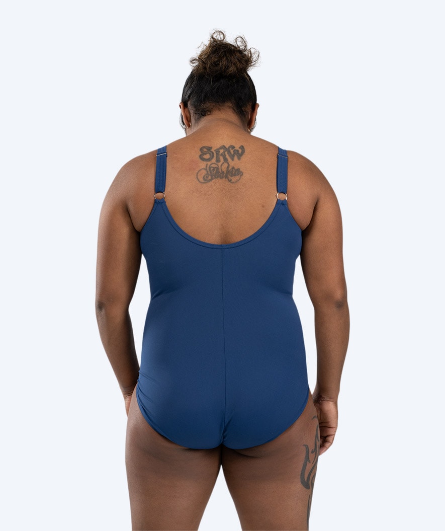 Watery strój kąpielowy z wkładką dla kobiet - Mystique Stripes - Ciemnoniebieski