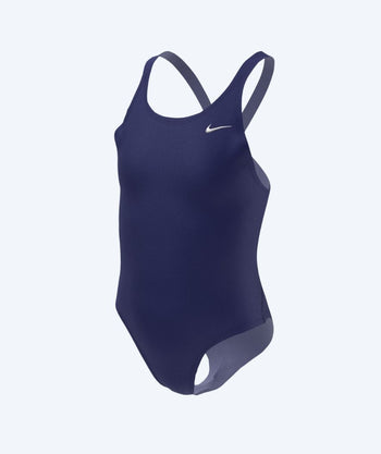 Nike strój kąpielowy dla dziewczynek - Hydrastrong Fastback - Ciemnoniebieski