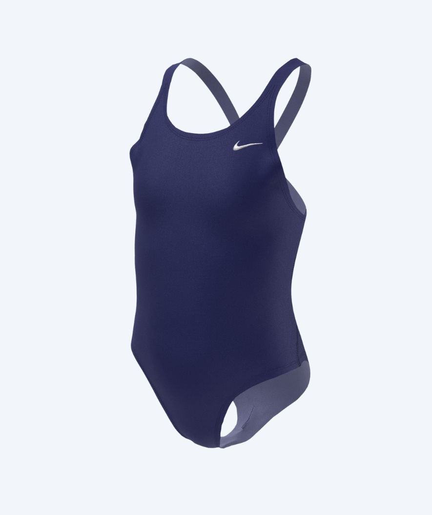 Nike strój kąpielowy dla dziewczynek - Hydrastrong Fastback - Ciemnoniebieski