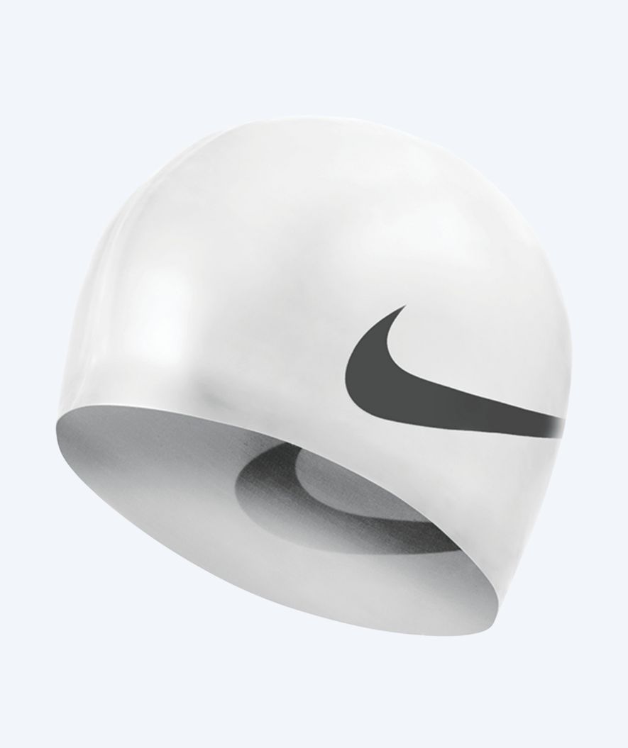 Nike czepek do pływania - Big Swoosh - Biały/Czarny