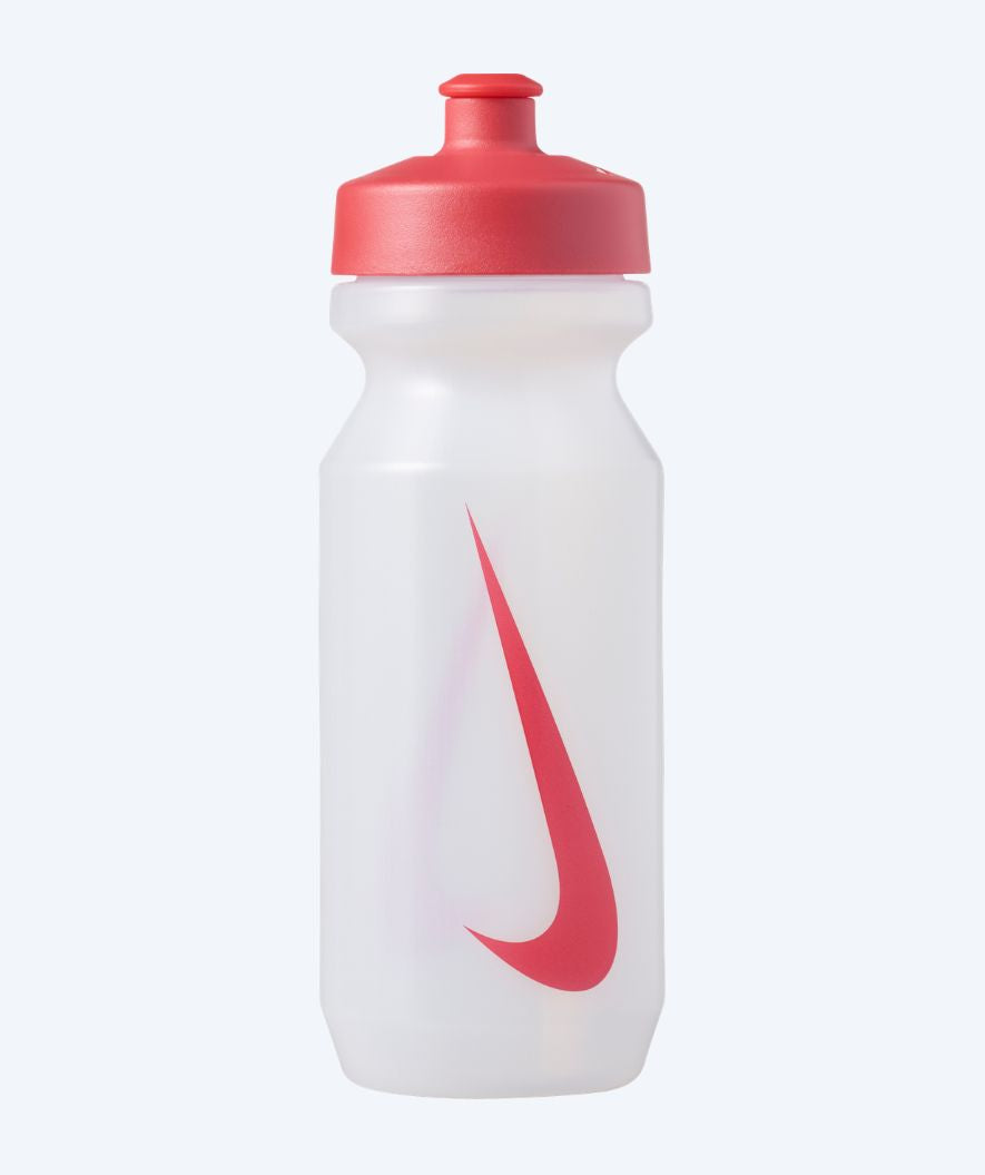 Nike bidon - Big Mouth 2.0 - Przezroczysty/Czerwony