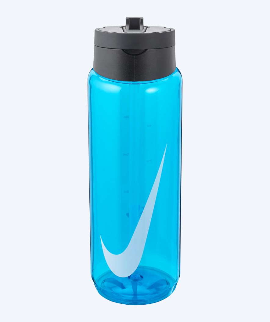 Nike bidon - Renew Recharge Straw - Jasnoniebieski