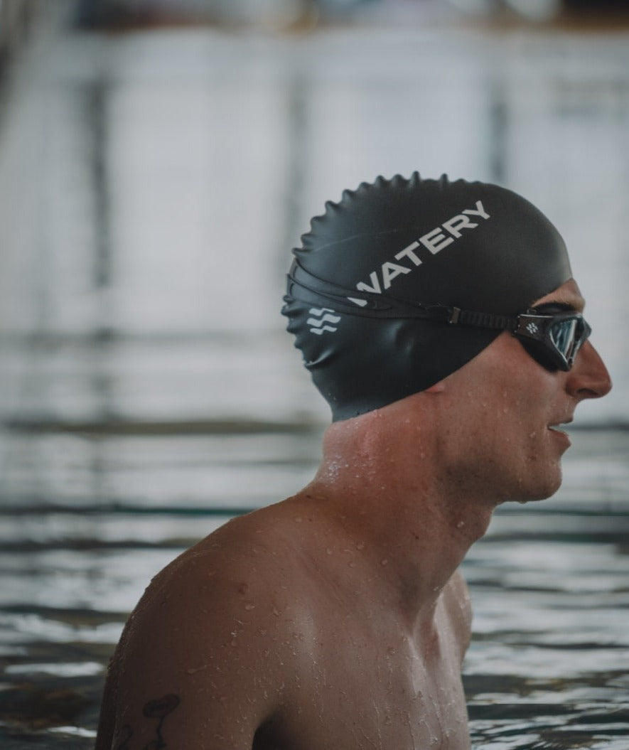 Watery okulary do pływania treningowe - Raven Active - Czarny/czerwony 1.0