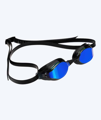 Watery Elite okulary do pływania - Poseidon Mirror - Czarny/ciemnoniebieski