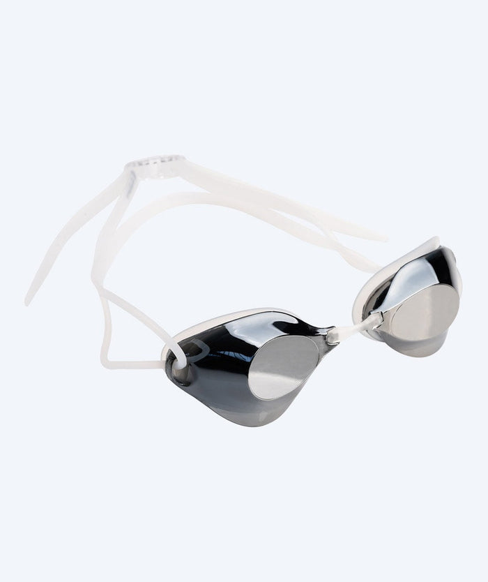 Watery okulary do pływania - Stealth Mirror - Biały/srebrny