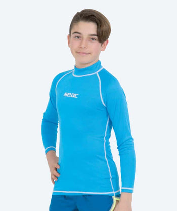 SEAC koszulka UV dla dzieci - T-Sun Long - Niebieski/biały