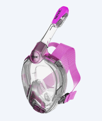 SEAC pełnotwarzowa maska do nurkowania dla dzieci - Libera Junior - Fioletowy