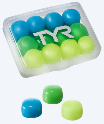 TYR zatyczki do uszu dla dzieci - 12 szt (Wielokolorowy)