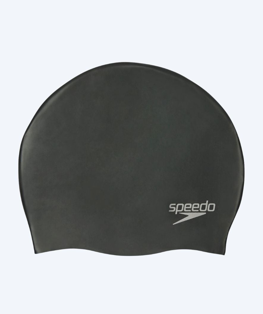 Speedo czepek do pływania - Plain Moulded - Czarny