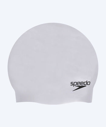 Speedo czepek do pływania - Plain Moulded - Srebrny