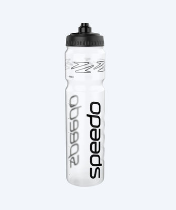 Speedo bidon - 1 litr - Przezroczysty/czarny