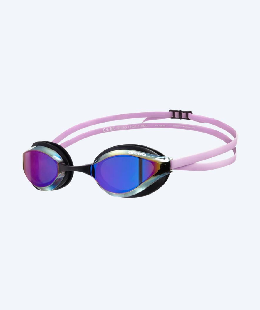 Arena Elite okulary pływackie - Python - różowo-fioletowe (Mirror linse)