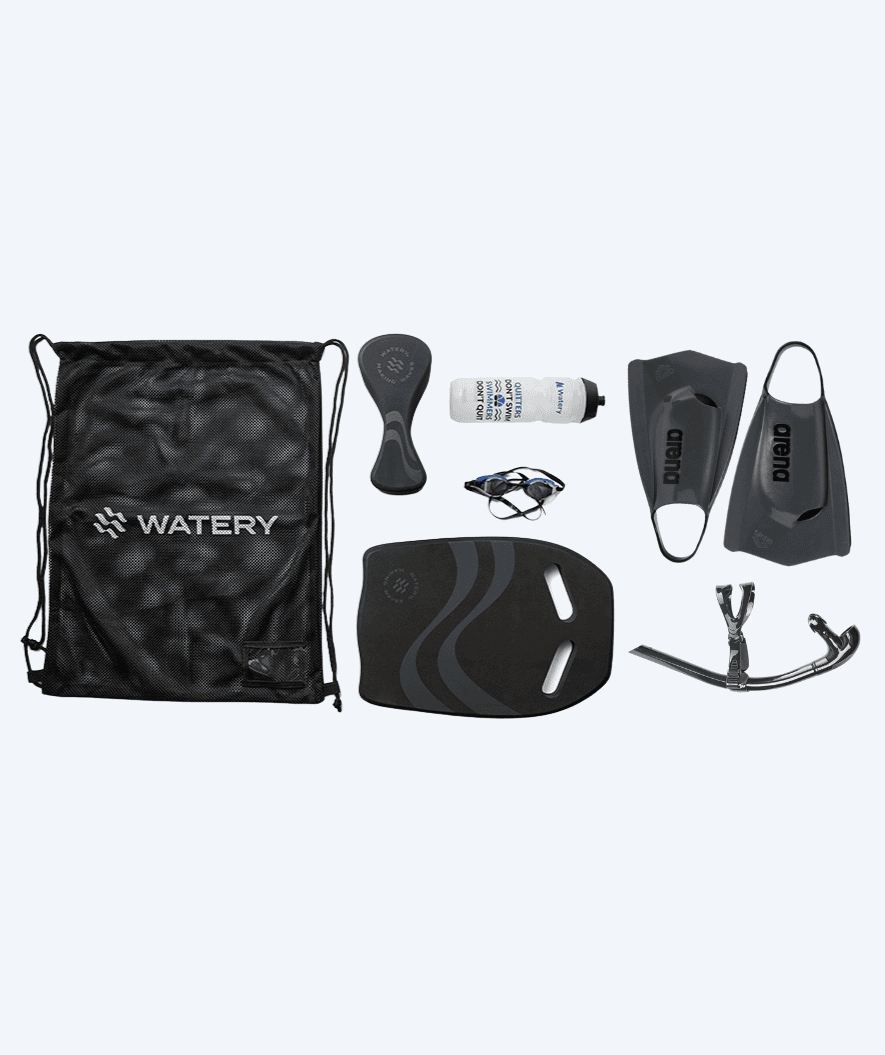 Watery siatka pływacka - Simple Mesh - Czarna