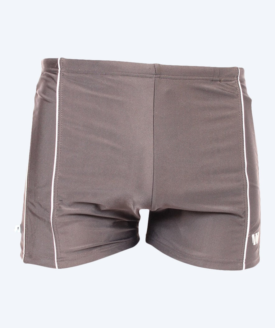 Mirou kąpielówki męskie plus size - 250s - Czarne/białe