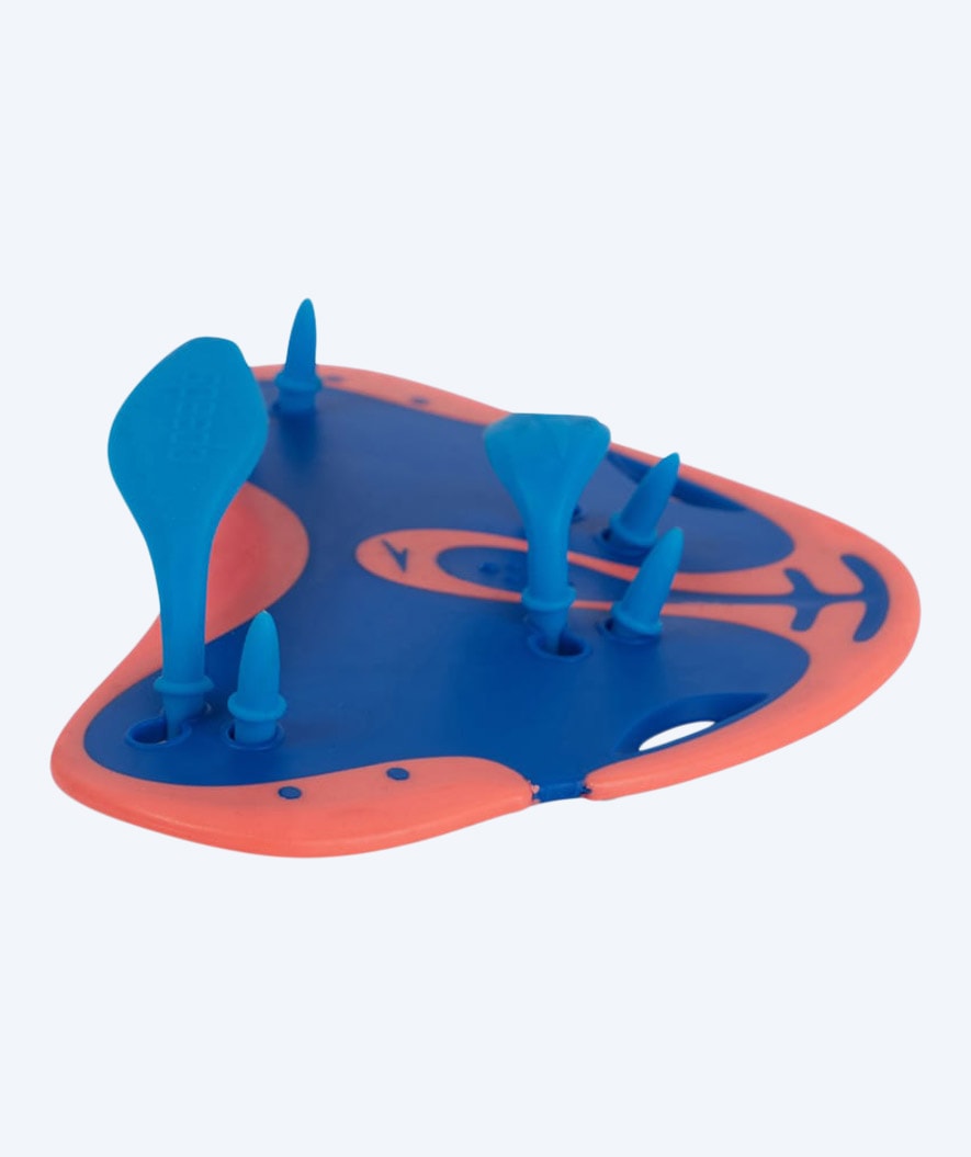 Speedo wiosełka do pływania - Biofuse - Niebieskie/pomarańczowe