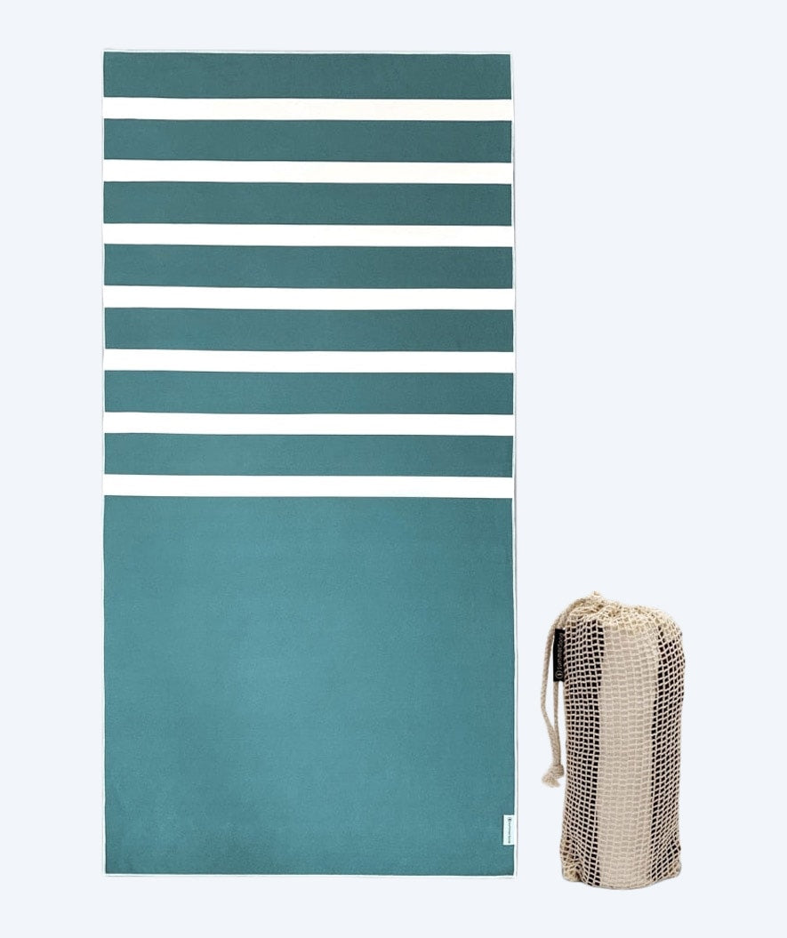Summersand ręcznik z mikrofibry - Ocean Green (Turkusowy)