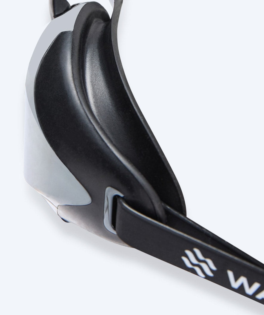 Watery Elite okulary do pływania - Poseidon Ultra Mirror - Czarny/srebrny
