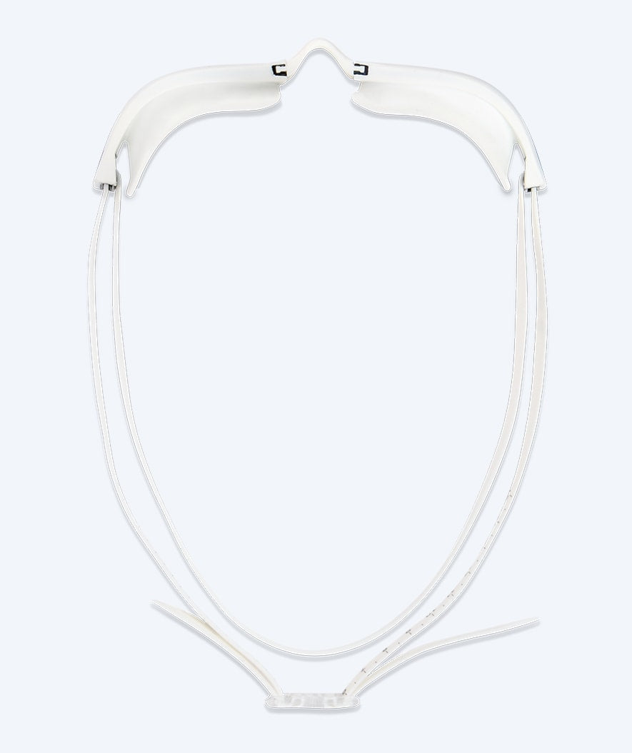 Watery Elite okulary do pływania - Storm Racer Mirror - Biały/złoty