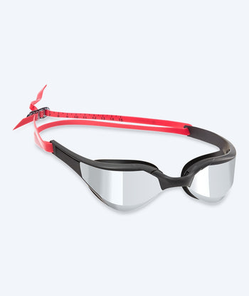 Watery okulary do pływania - Instinct Elite Mirror - Czerwony/srebrny
