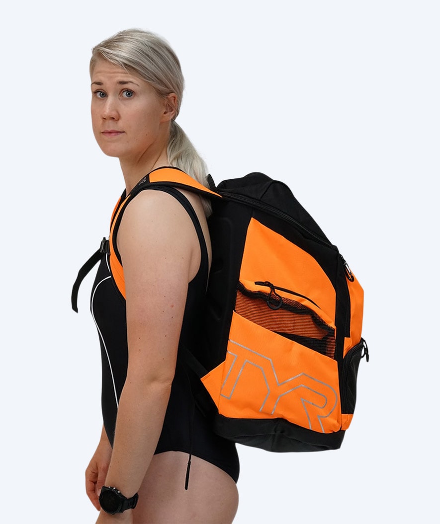 TYR torba pływacka - Alliance Team 45L - Niebieski/biały