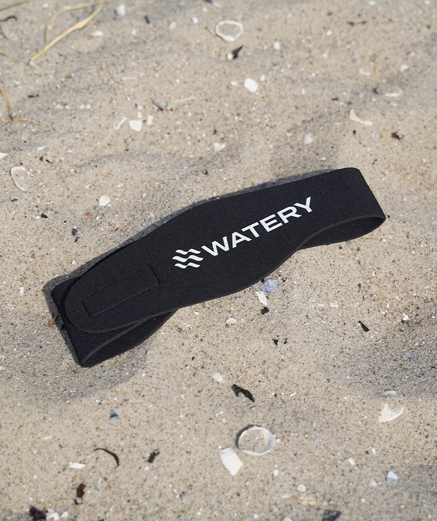 Watery opaska pływacka dla dorosłych - Raider - Czarny