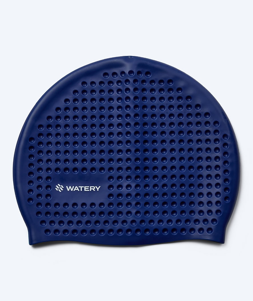 Watery czepek do pływania - Larunda Bubble - Ciemnoniebieski