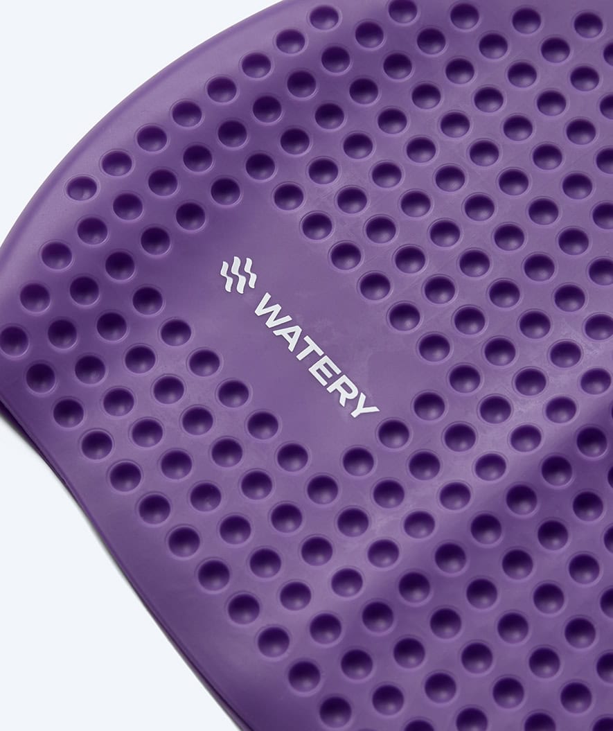 Watery czepek do pływania - Larunda Bubble - Fioletowy