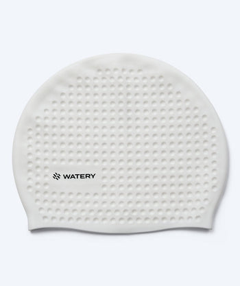 Watery czepek do pływania - Larunda Bubble - Biały