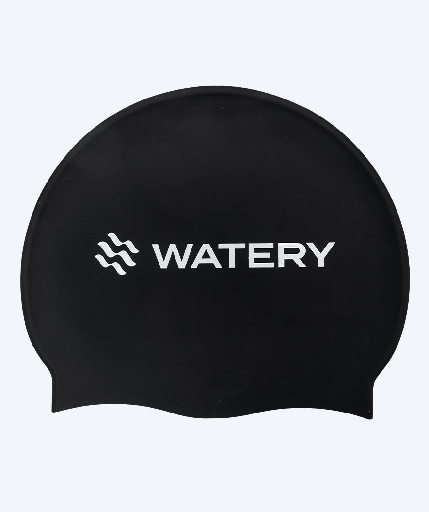 Watery czepek do pływania - Eco Signature - Czarny (30% z recyklingu)