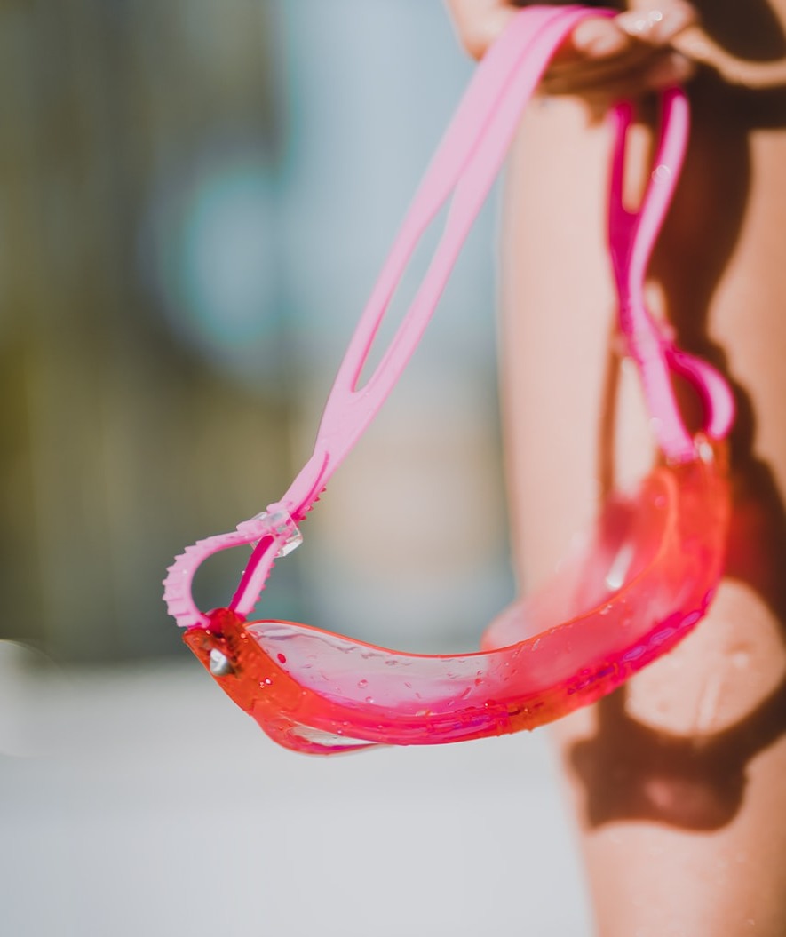 Watery okulary do pływania dla dzieci - Mantis 2.0 - Atlantic Różowe/przezroczyste