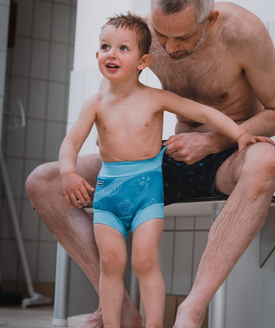 Watery pieluszka do pływania dla dzieci - Neoprene Swim Nappy - Turkusowy