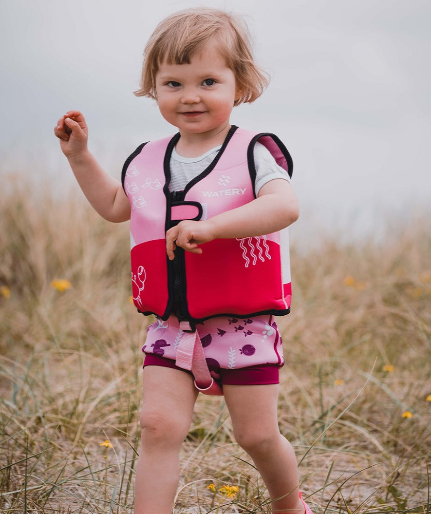 Watery pieluszki do pływania dla dzieci - Neoprene Swim Nappy - Atlantic Różowy