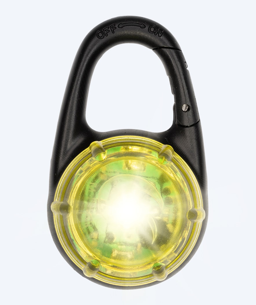 Watery wodoodporna lampka LED do torby pływackiej - Pro - Żółty