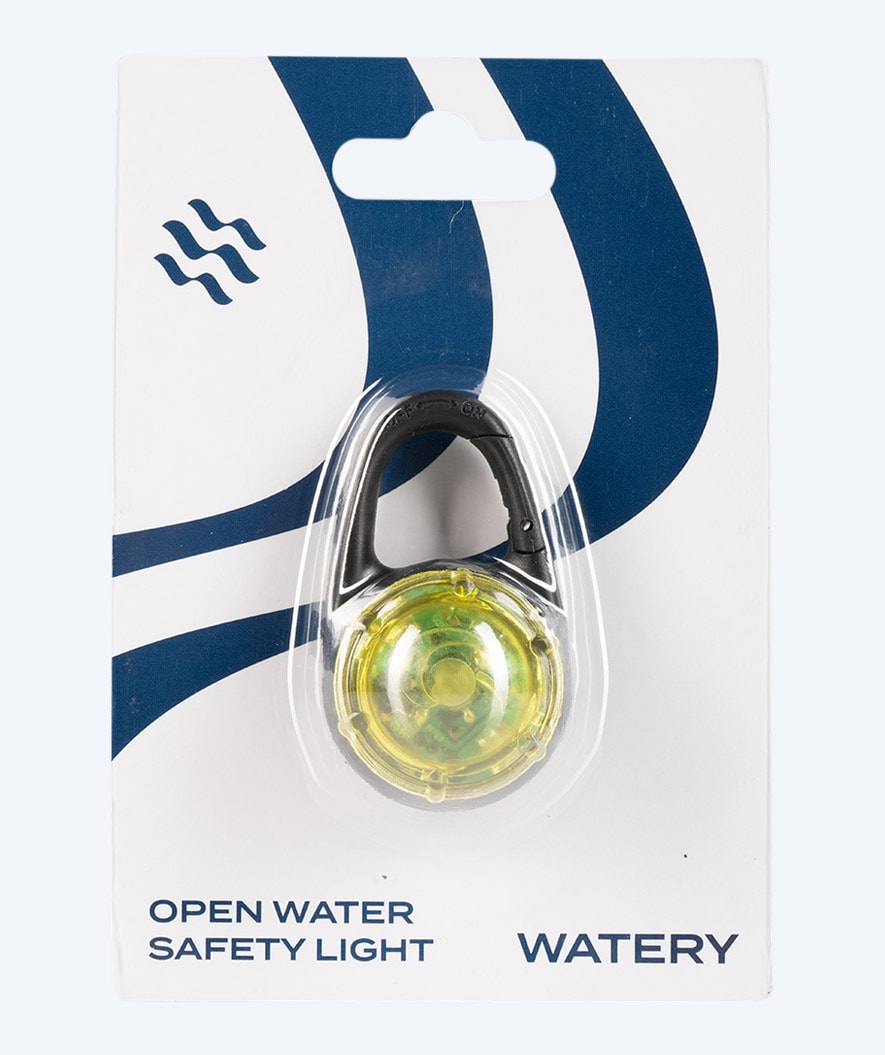Watery wodoodporna lampka LED do torby pływackiej - Pro - Żółty