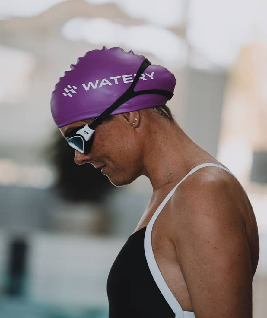 Watery okulary do pływania treningowe - Raven Mirror - Czarny/biały