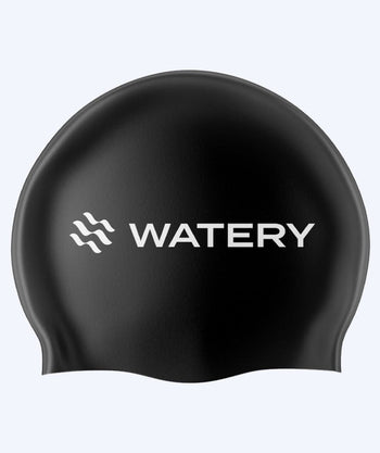 Watery czepek do pływania (od 10 lat) - Signature - Czarny