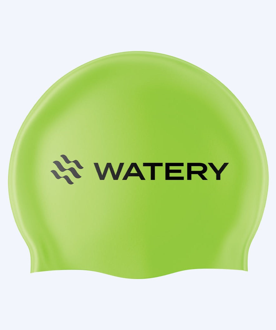 Watery czepek do pływania (od 10 lat) - Signature - Fluo zielony
