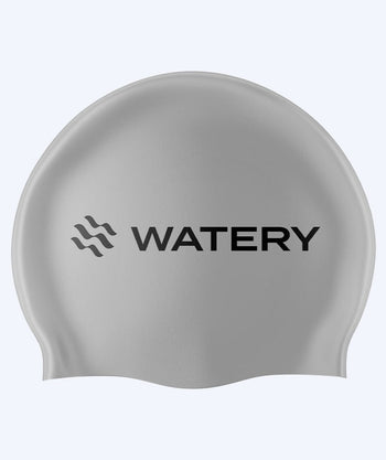 Watery czepek do pływania (od 10 lat) - Signature - Srebrny