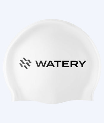 Watery czepek do pływania (od 10 lat) - Signature - Biały