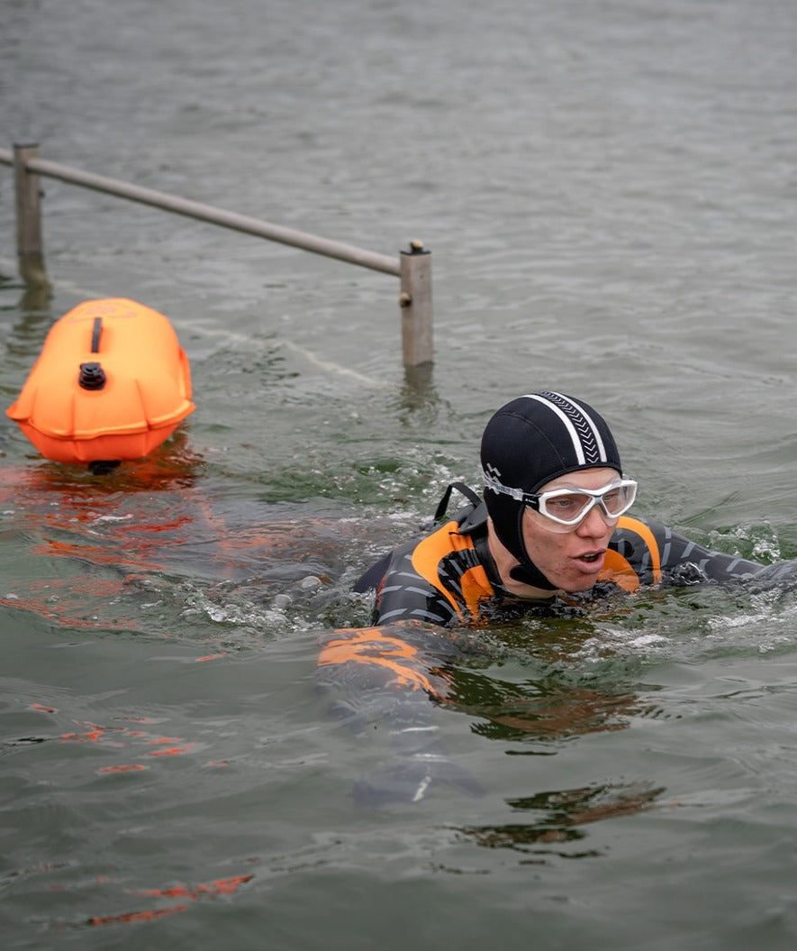 Watery wodoszczelna torba - Swim Buoy & Dry Bag 28L - Pomarańczowy