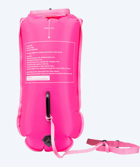 Watery Boja Plywacka - Swim Buoy & Dry Bag 28L - Różowy