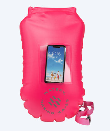 Watery wodoszczelna torba - Window PVC 28L - Różowy