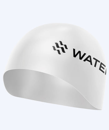 Watery czepek do pływania na zawody - Signature Dome - Biały