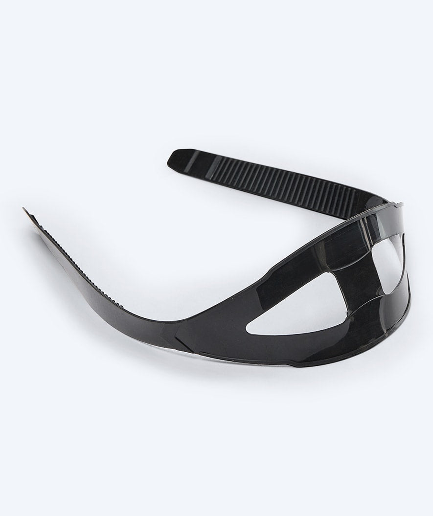 Watery 02 silikonowy pasek do maski do nurkowania - Czarny