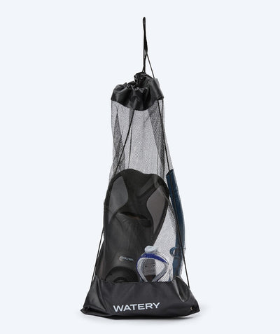 Watery torba do snorkelingu - 3-Set Mesh - Czarny