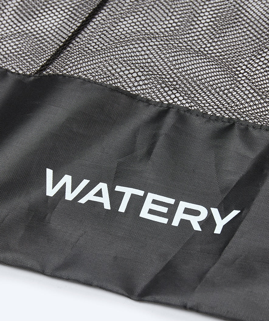 Watery torba do snorkelingu - zestaw 3szt. siatka - czarna