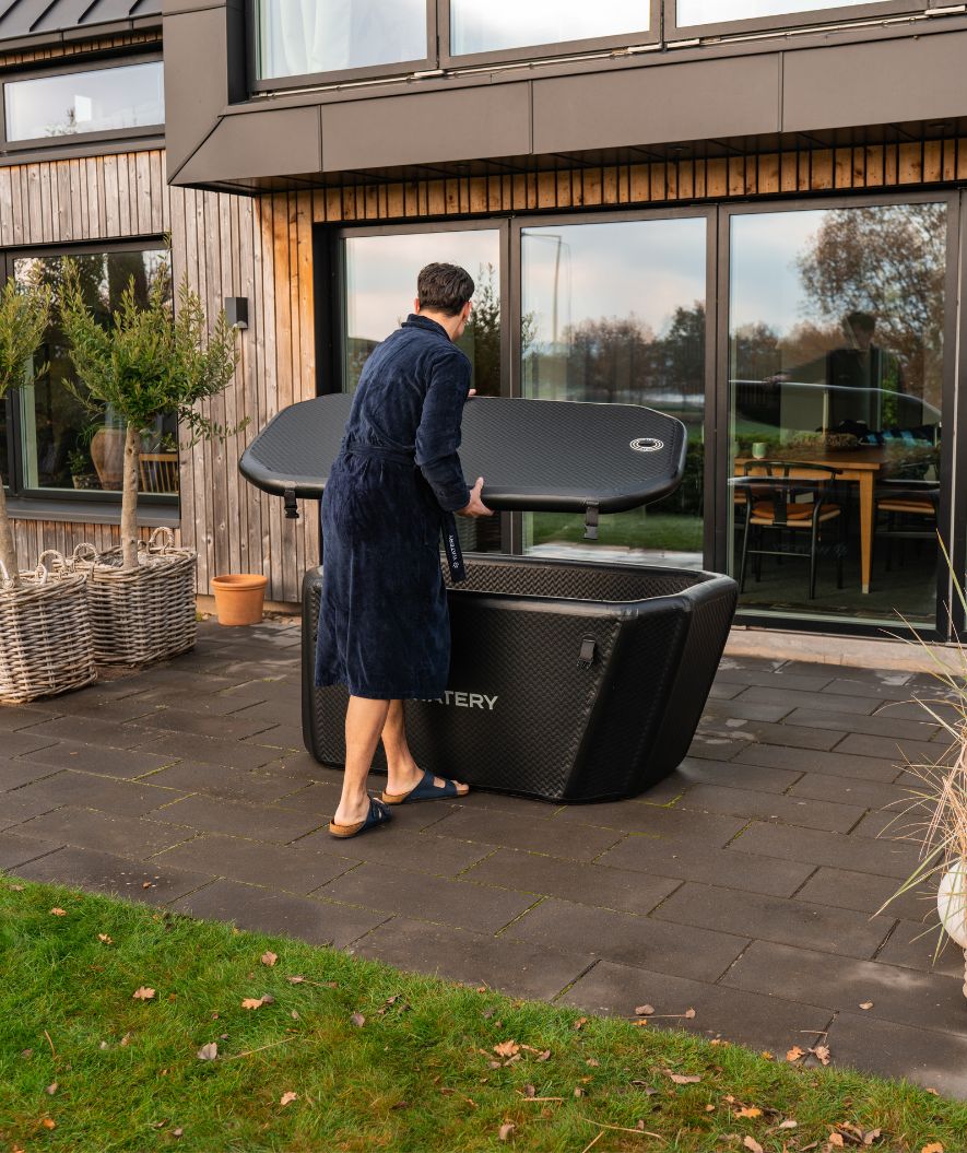 Watery nadmuchiwany basen do morsowania - Ace - Czarny